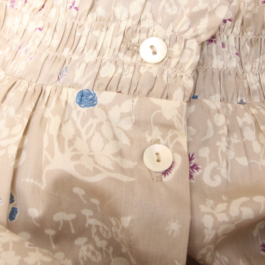 【20%OFF】【NAVYラスト1点】LIBERTY 2WAYシャーリングフレンチブラウス2507