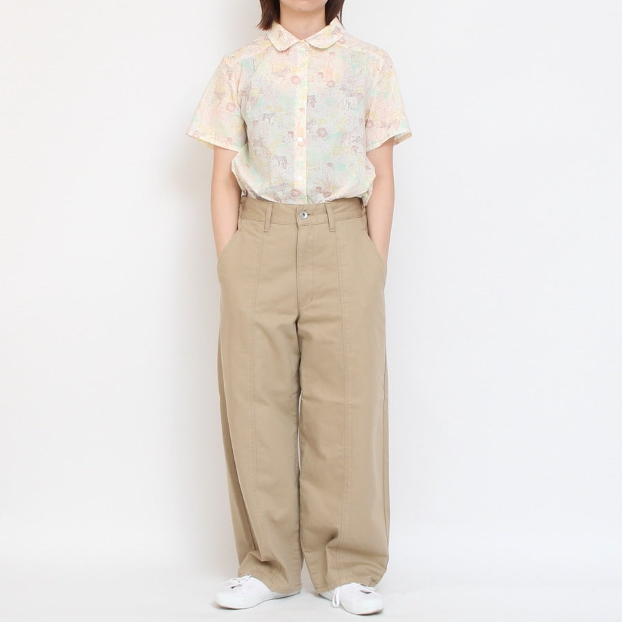 【20%OFF】【GREEN・NAVYラスト1点ずつ】リバティ半袖レギュラーシャツ(2507)