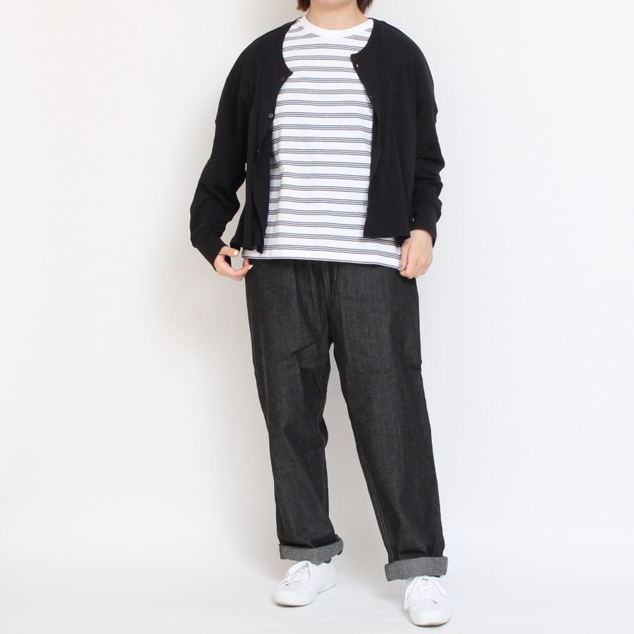 【20%OFF】【NAVYのみ ラスト１点】DANTONボーダーフレンチスリーブTシャツ