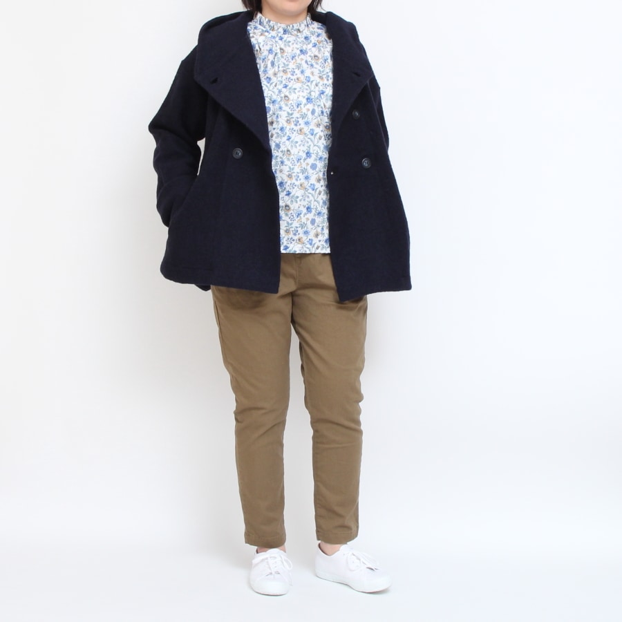 【40％OFF】【BLACKのみ 残り僅か】Brocante起毛コクパンツ