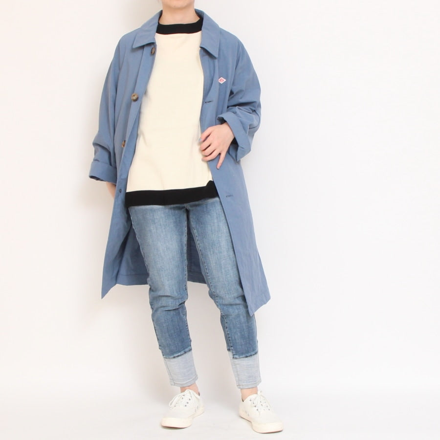 【30%OFF】【IVORYのみ 残り僅か】NARUバイカラー７分袖ニットプルオーバー