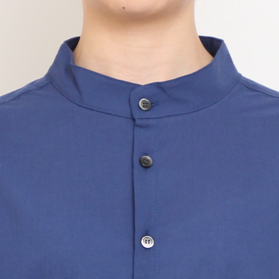 【30％OFF】【BLUEのみ ラスト1点】NARUふんわりローンスミスシャツ