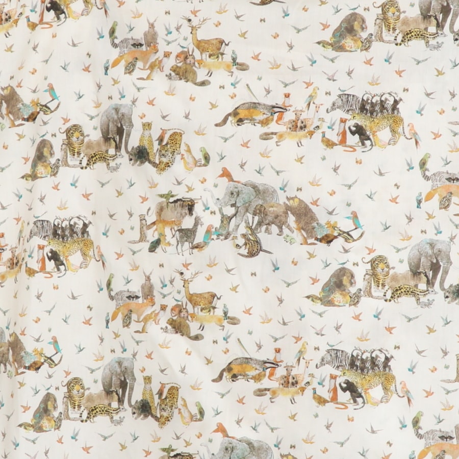 【20％OFF】【IVORYサイズ1のみ ラスト1点】24animals長袖レギュラーシャツ(2409)