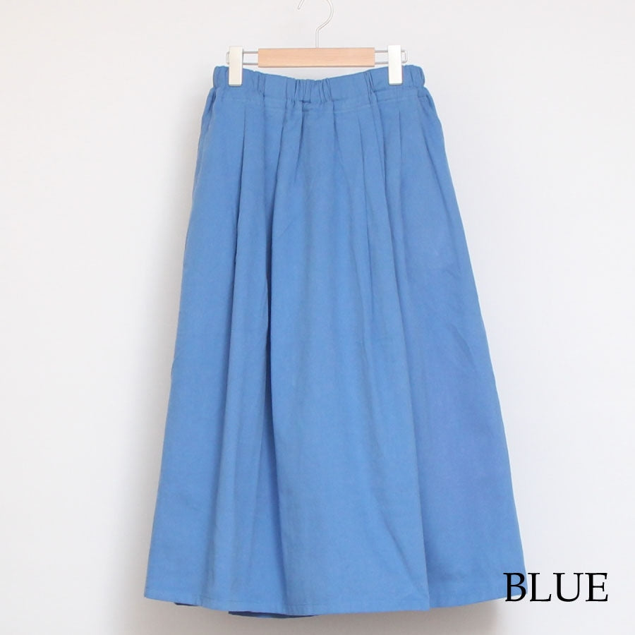 【30%】【BLUEのみラスト１点ずつ】D.M.Gフランネルマキシ丈スカート
