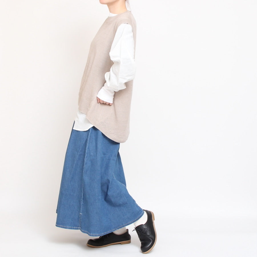 【30％OFF】【残り僅か】INDIMARKタックスカート86cm