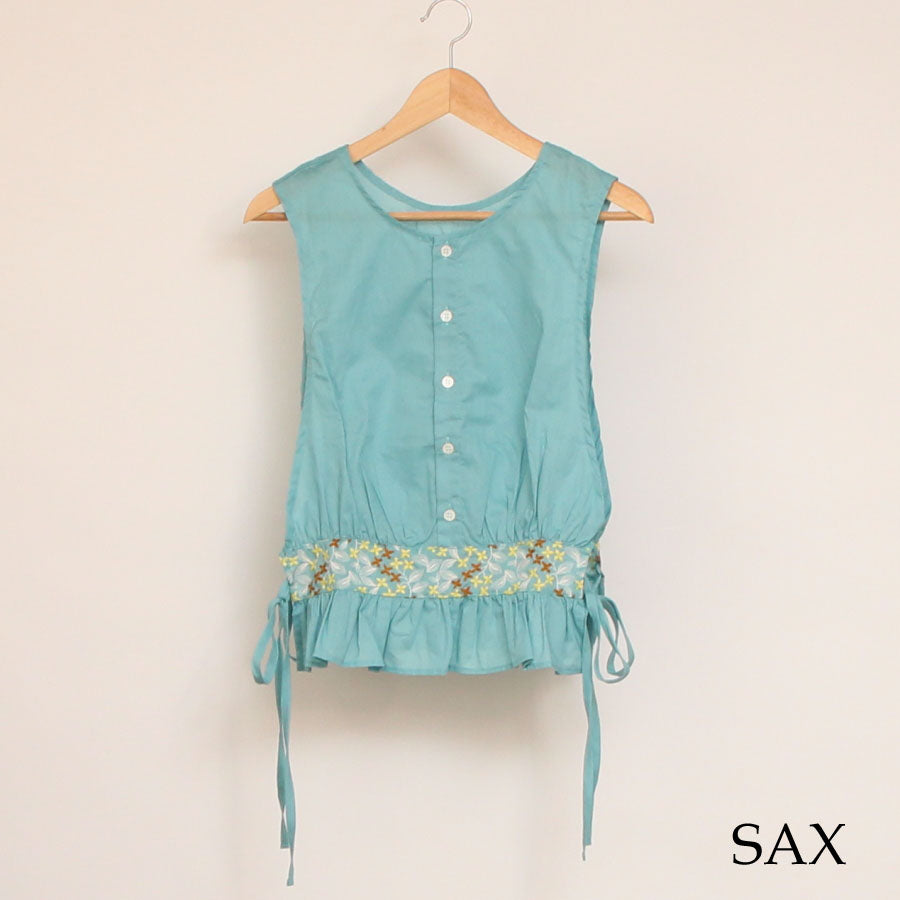 NARUフラワー刺繍2WAYベスト