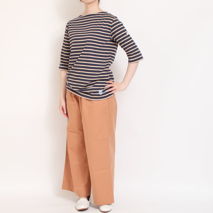 ORCIVAL5分袖ボートネックTシャツ25