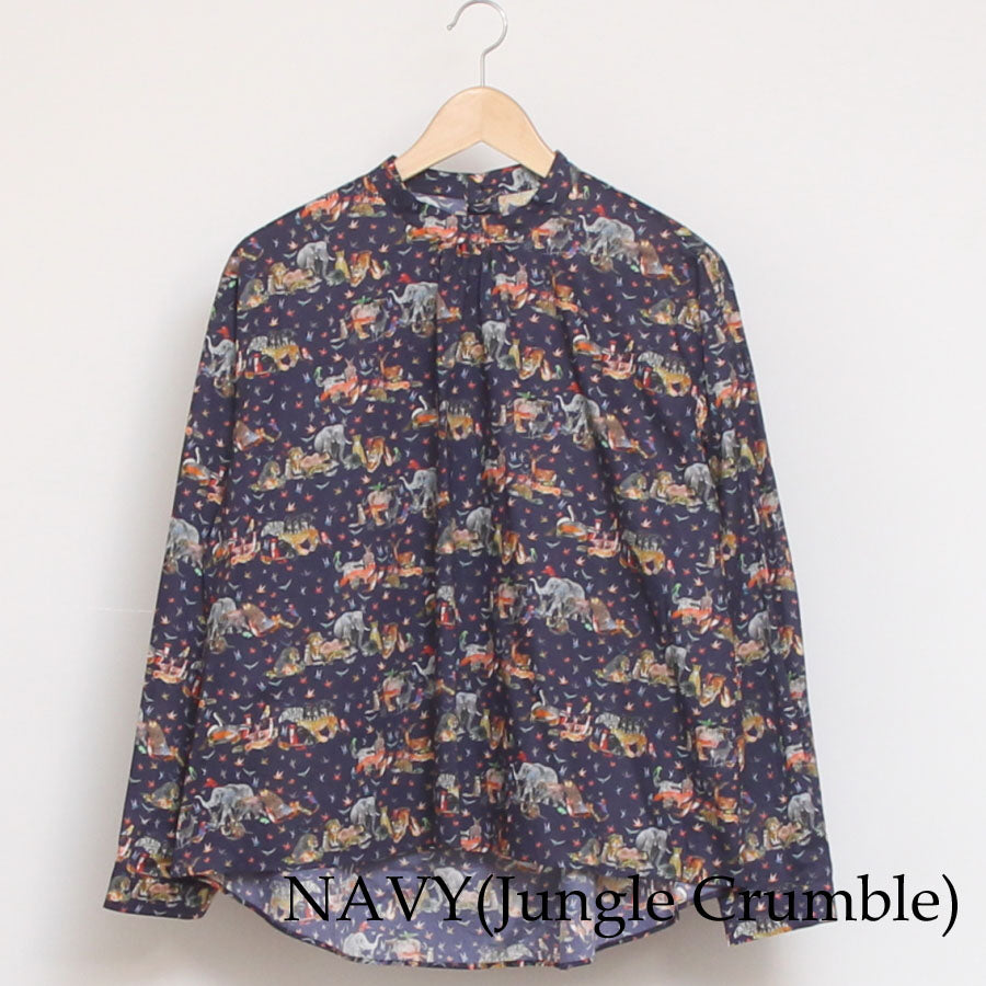 【NAVYのみ残り僅か】24animals前後差モックネックプルオーバー(2409)