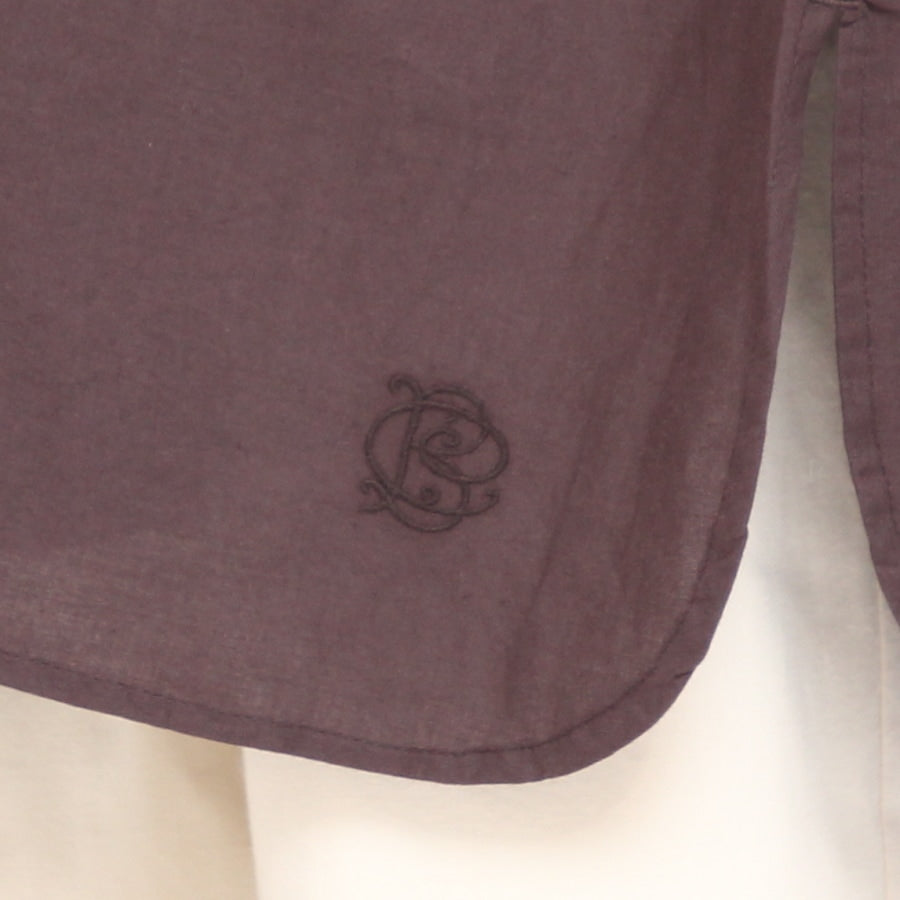 【30%OFF】【CHARCOAL GRAYのみ ラスト1点】Brocanteカディシャツワンピース
