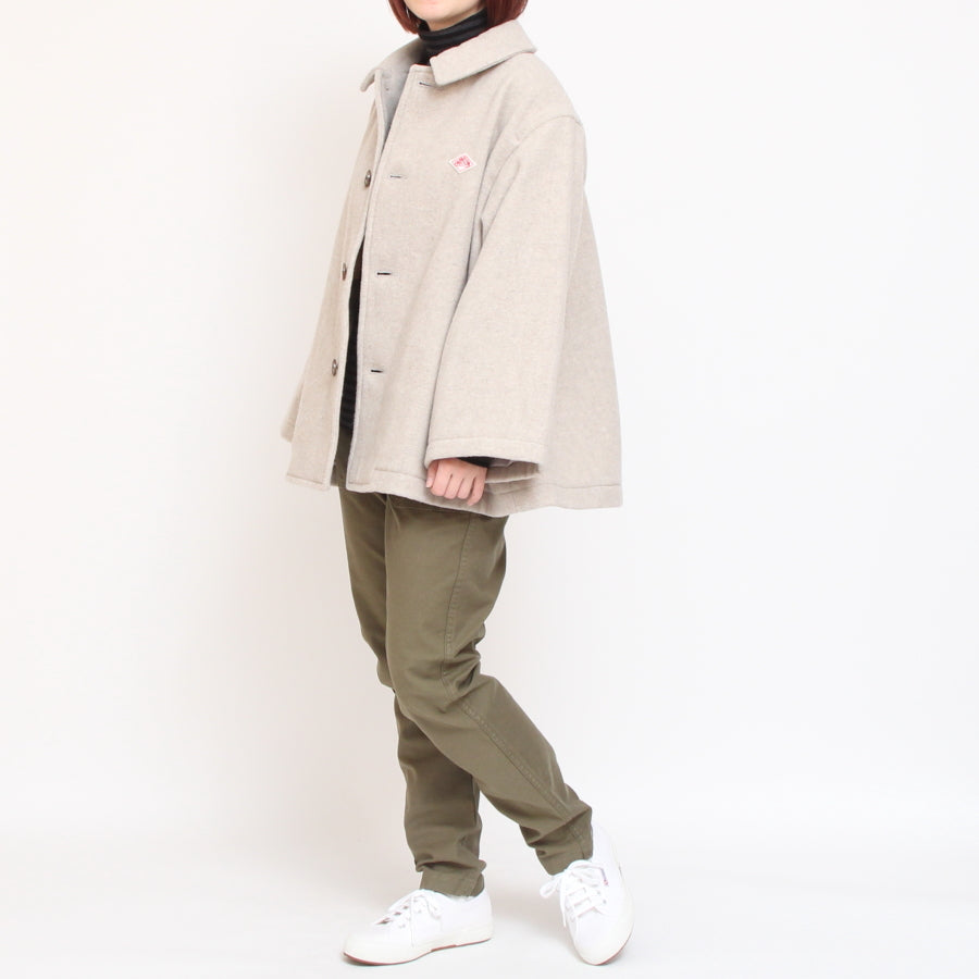 【再値下げ・40％OFF】【NAVYのみ ラスト1点】DANTONウールパイルステンカラージャケット24