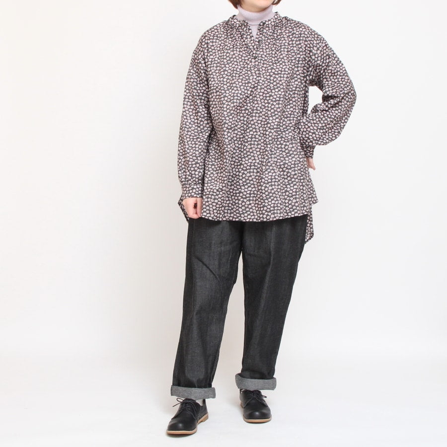 【20％OFF】【BLACKのみ ラスト1点】sosottoリブタートルプルオーバー42453714