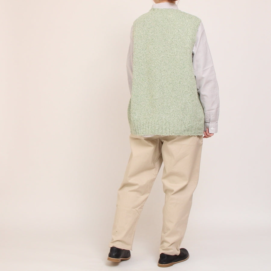 【30％OFF】OTA KNITコットンリネンシルクネップベスト