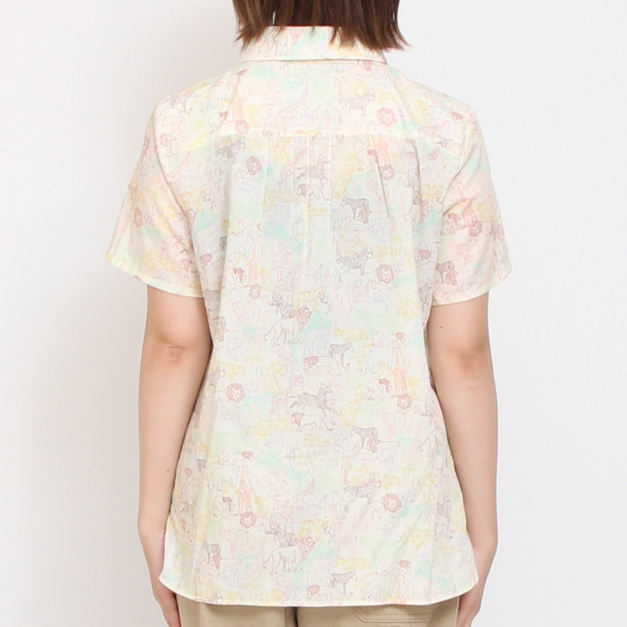 【20%OFF】【GREEN・NAVYラスト1点ずつ】リバティ半袖レギュラーシャツ(2507)