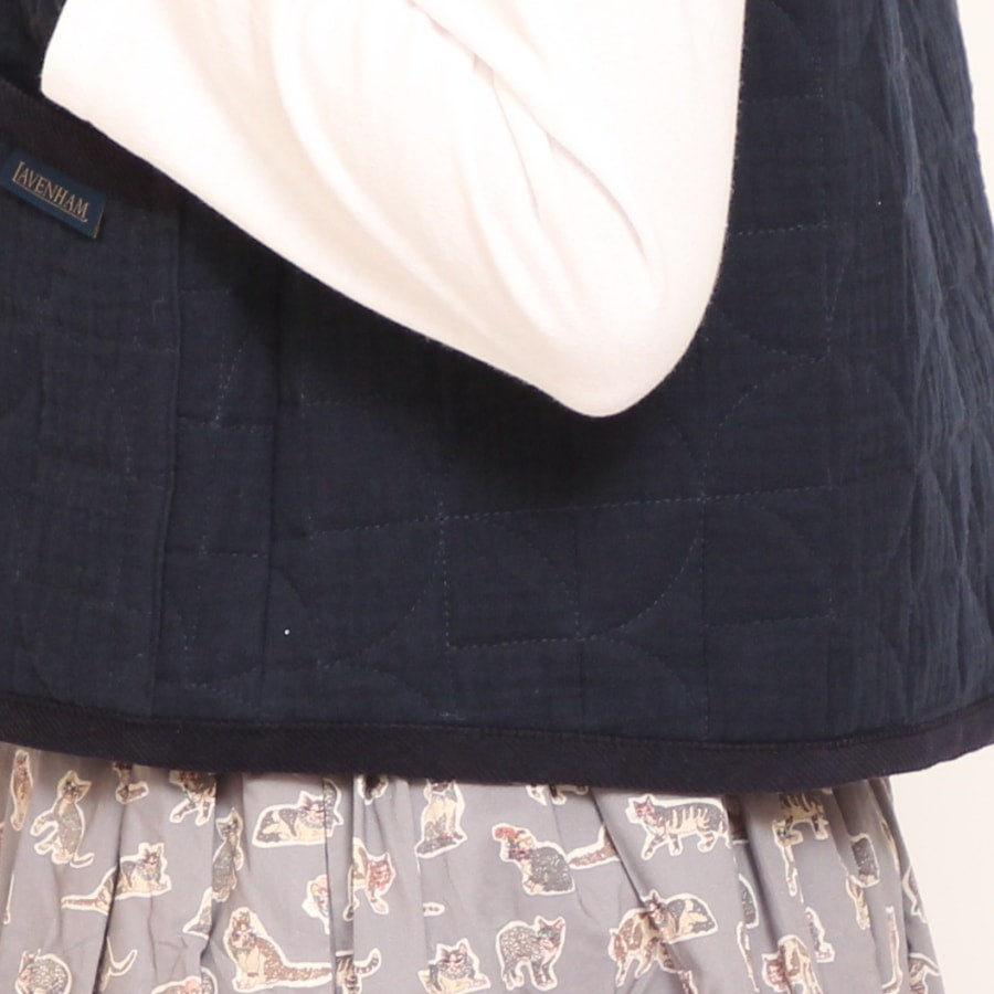 【GREENのみ 残り僅か】LAVENHAM CROPPED THORNHAM24　ベスト