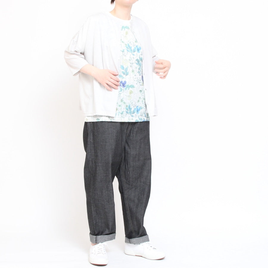 【30％OFF】【BLACKのみ ラスト1点】NARUサイロプレミアムワイドカーディガン24