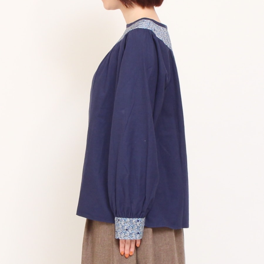 sosotto LIBERTY使い起毛プルオーバー