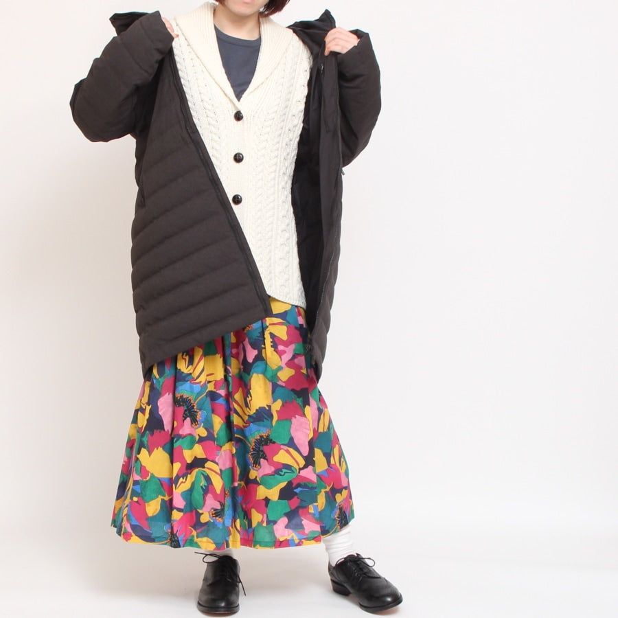 【40％OFF】【CHARCOAL GRAYのみ ラスト1点】Aran Woollen Millsショールカーディガン24
