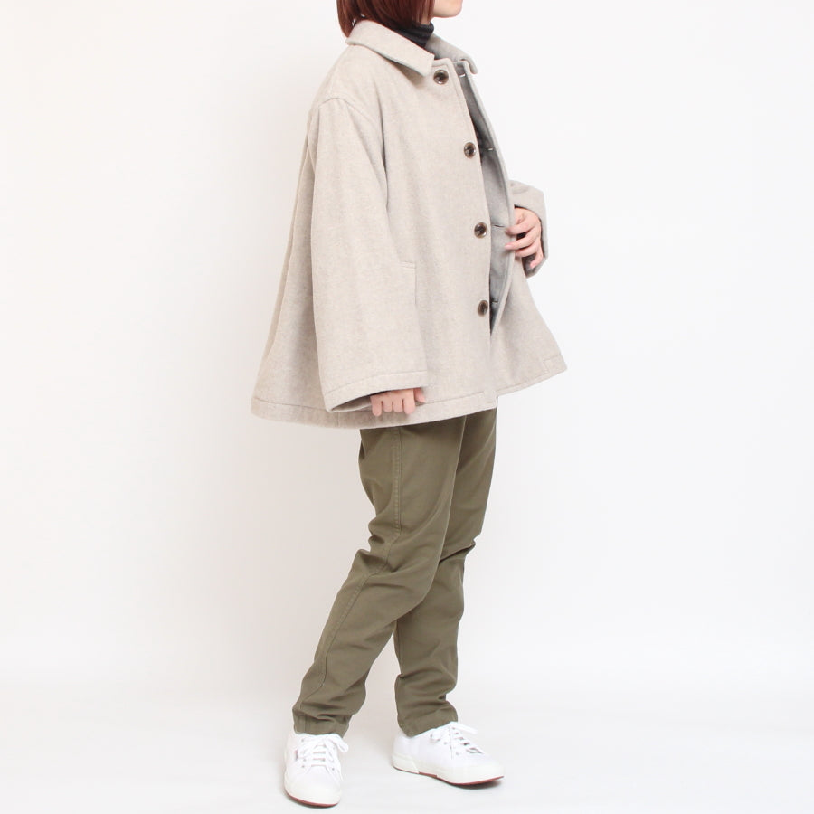 【再値下げ・40％OFF】【NAVYのみ ラスト1点】DANTONウールパイルステンカラージャケット24