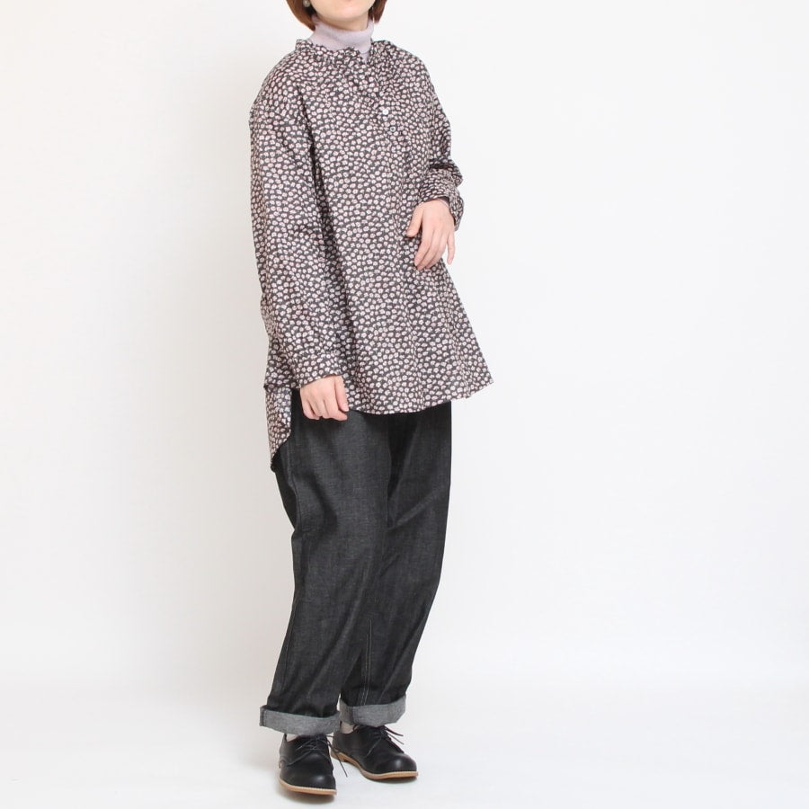 【20％OFF】【BLACKのみ ラスト1点】sosottoリブタートルプルオーバー42453714