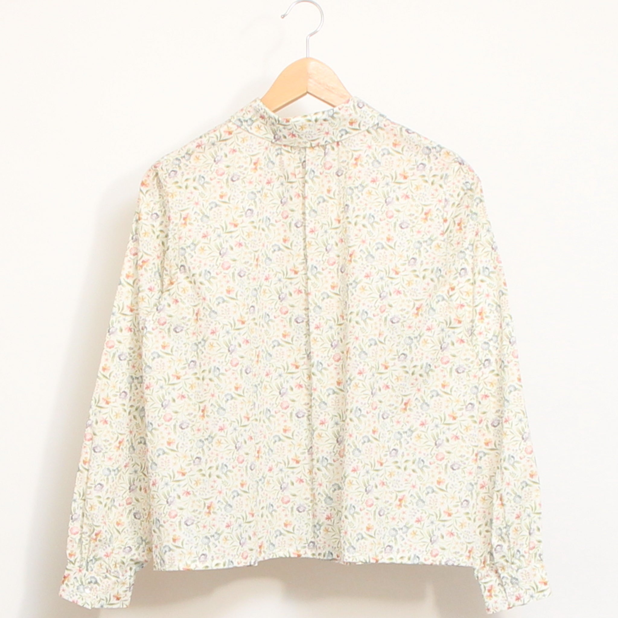 【YELLOWのみ ラスト1点】【本店限定商品】LIBERTYラウンドカラーショートシャツ