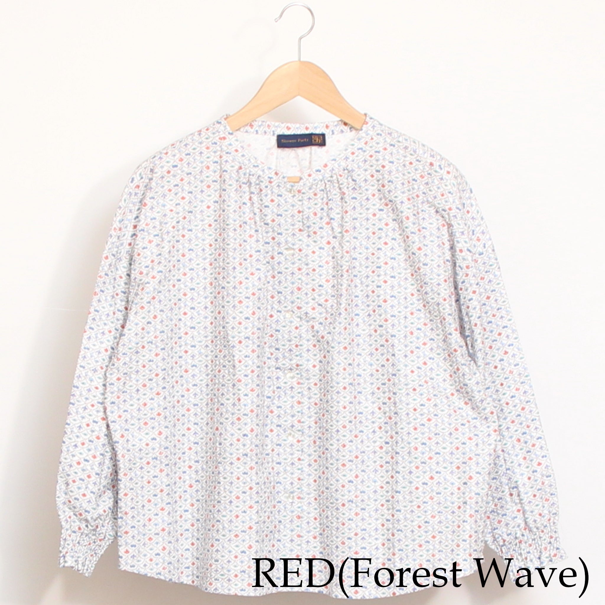 【RED残り僅か】Cotton Flannelマオカラープルオーバー2601