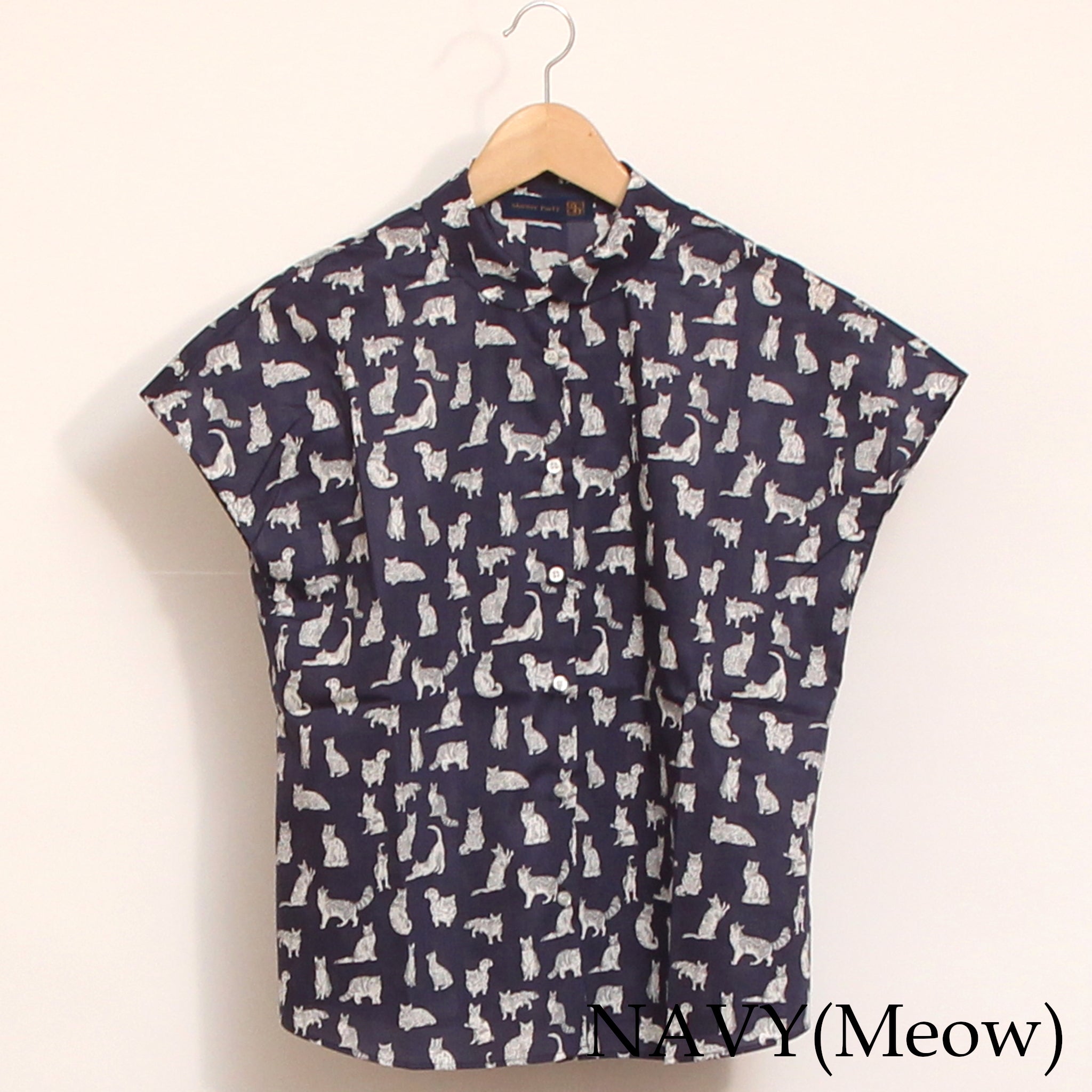 【8/31まで期間限定20%OFF】【Online shopのみ！ BLUEラスト1点】リバティ半袖クロスカラーシャツ(2606)