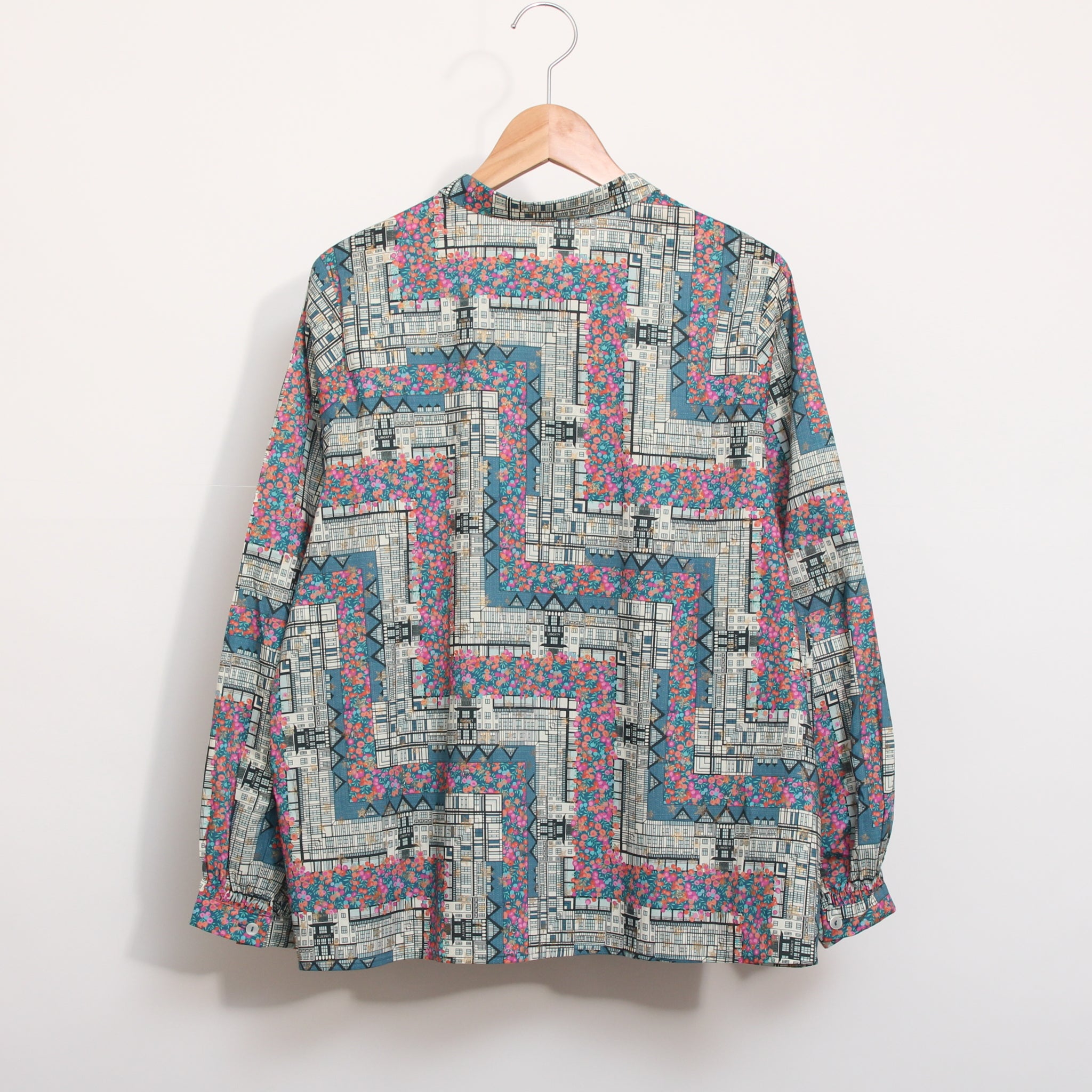 【吉祥寺本店限定】sosotto LIBERTYチビ衿シャーリングシャツ