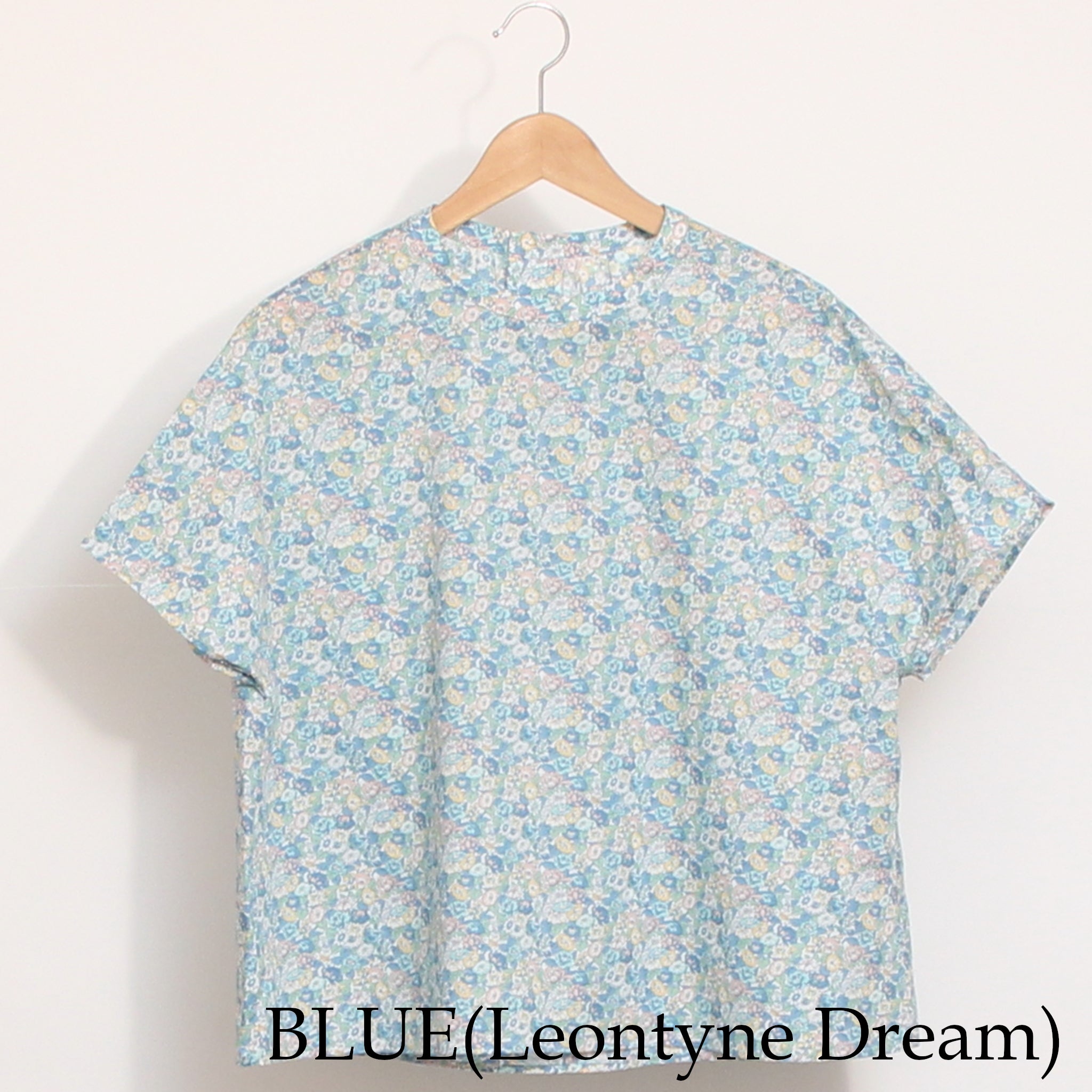 【本店限定商品】LIBERTYスタンド半袖Tシャツブラウス