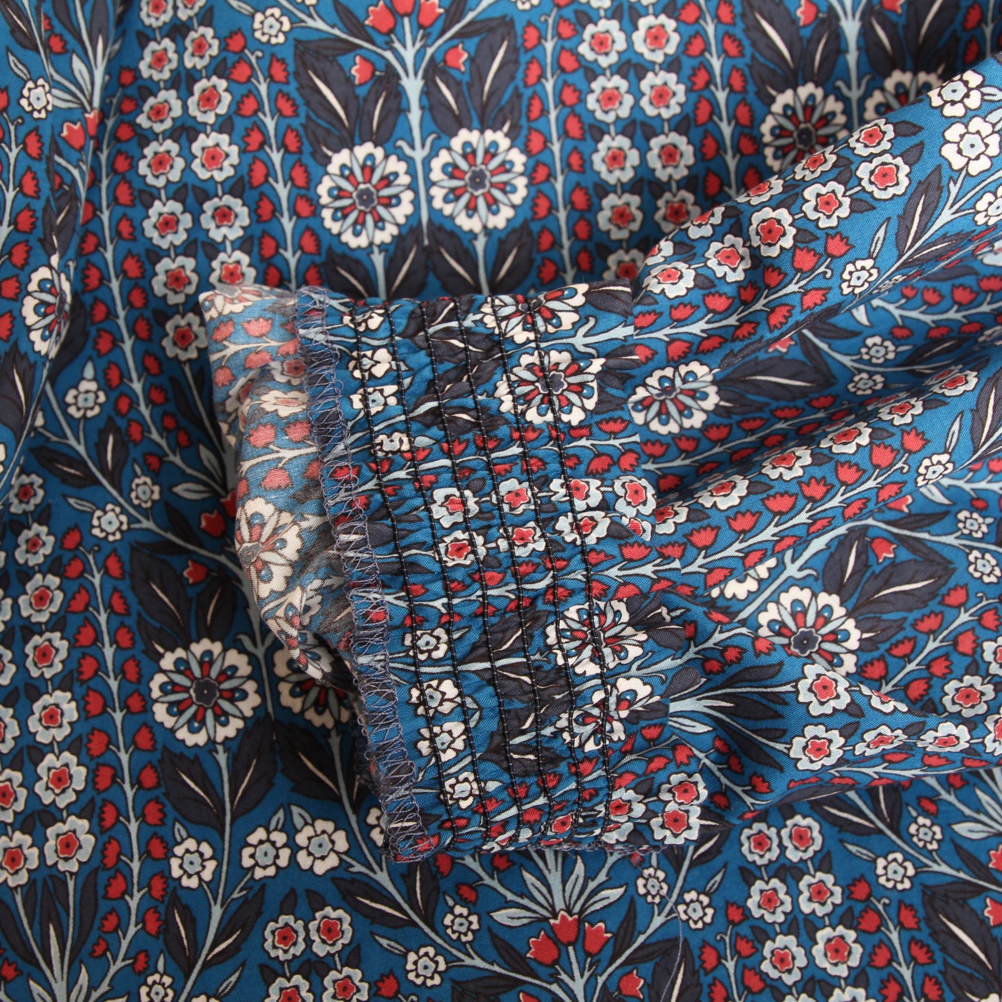 【20%OFF】【NAVYのみ ラスト1点】【本店限定商品】LIBERTYボートネックシャーリングプルオーバー