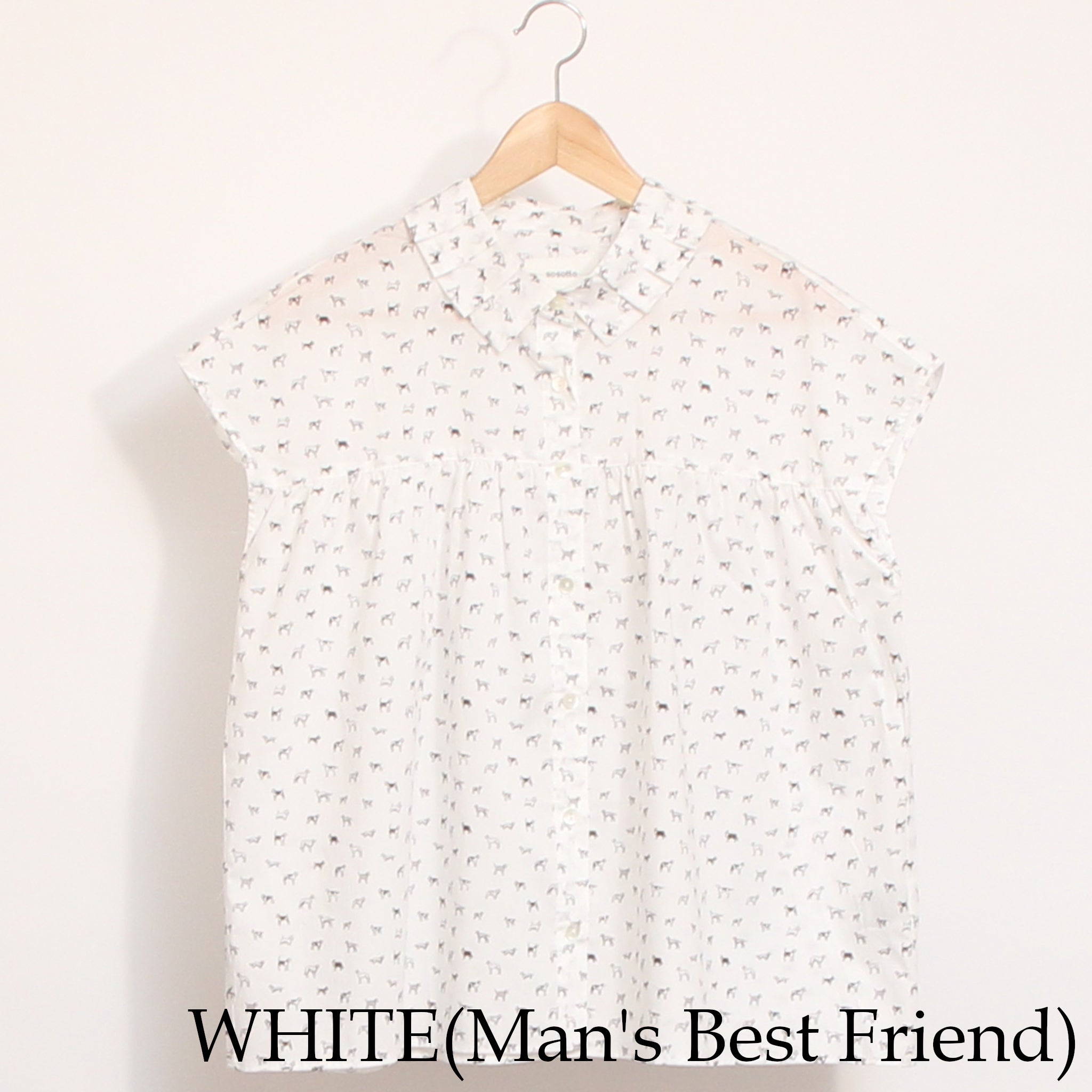 sosotto LIBERTYタックカラーシャツ