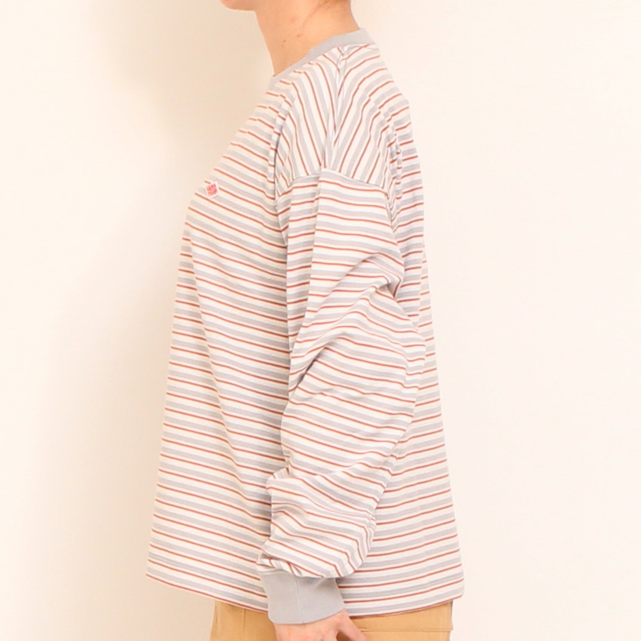 DANTON長袖Tシャツ(STRIPE)
