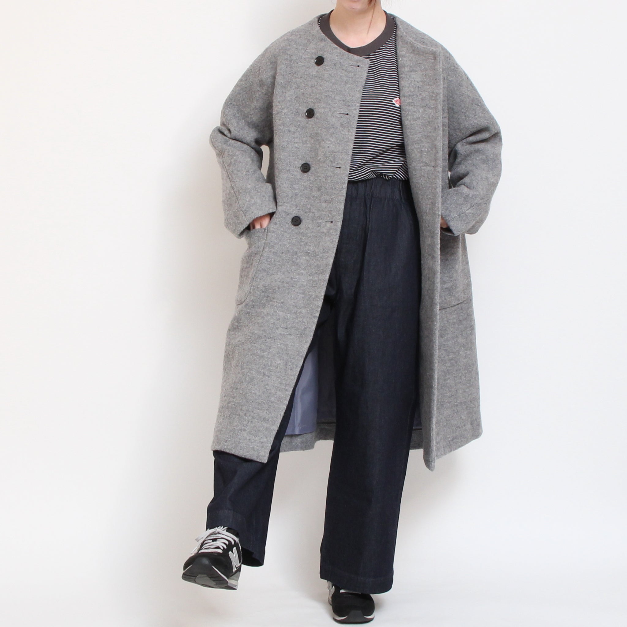 【再値下げ・40%OFF】【CAMELラスト1点】Vent d’ouestウールリング圧縮コート2511