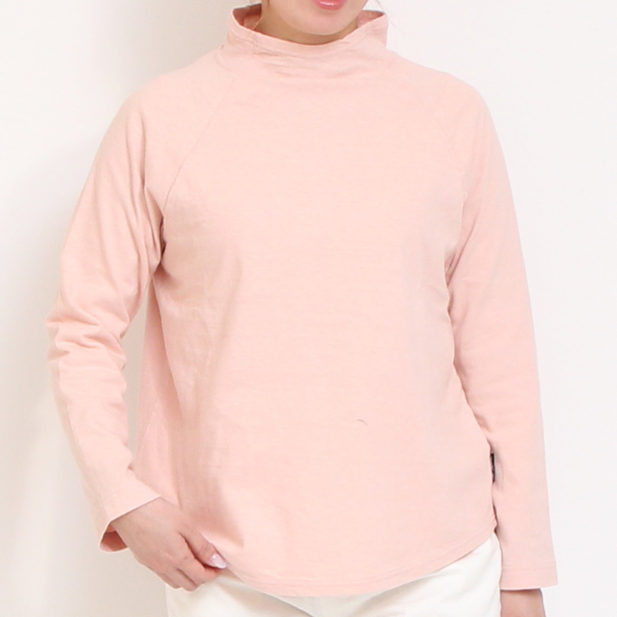 【NAVYのみ 残り僅か】to touchラフィーコットンスタンドTシャツ
