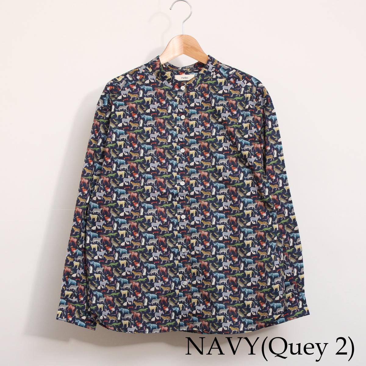 LIBERTYスタンドカラーオーバーシャツ