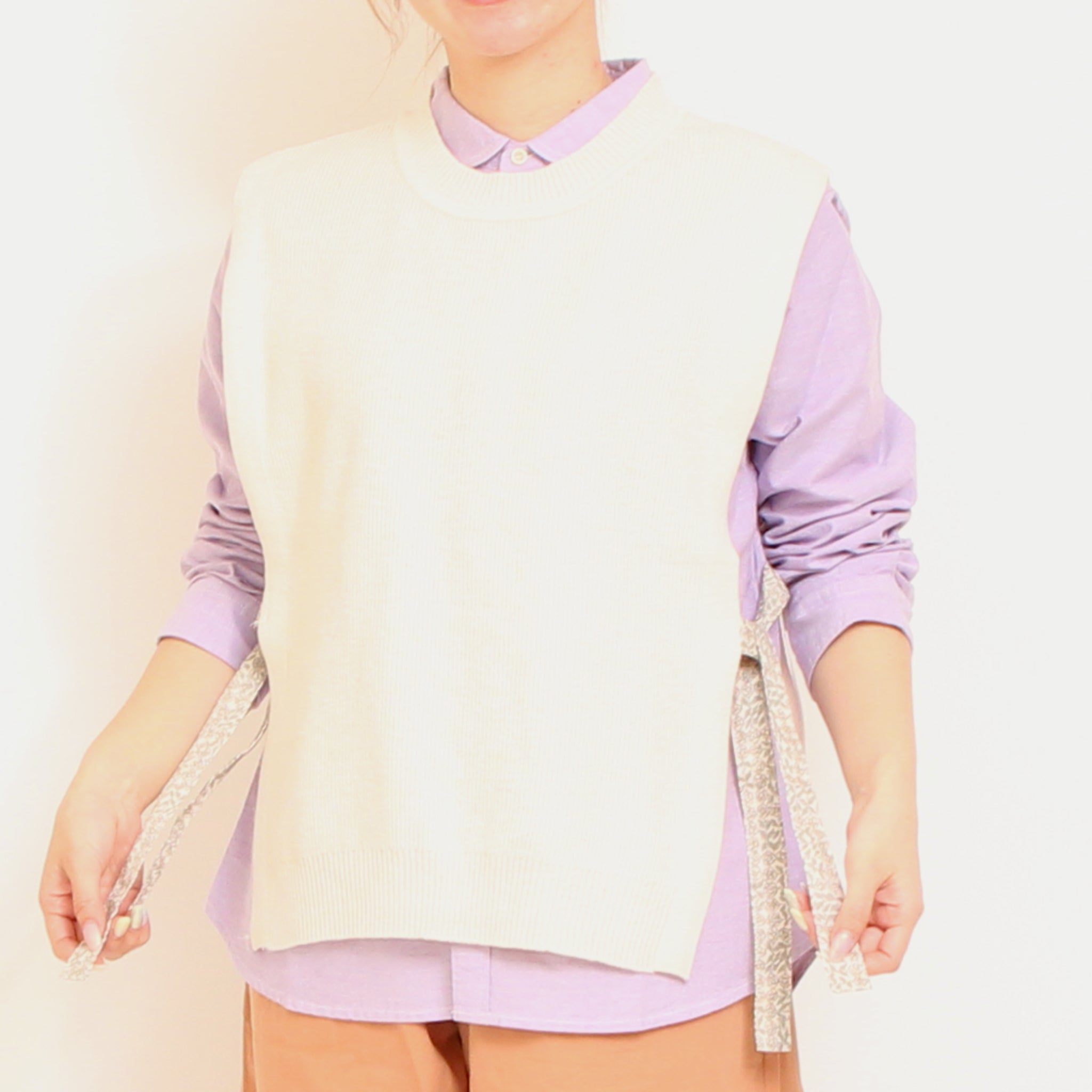 サイドリボンLIBERTYベスト2601