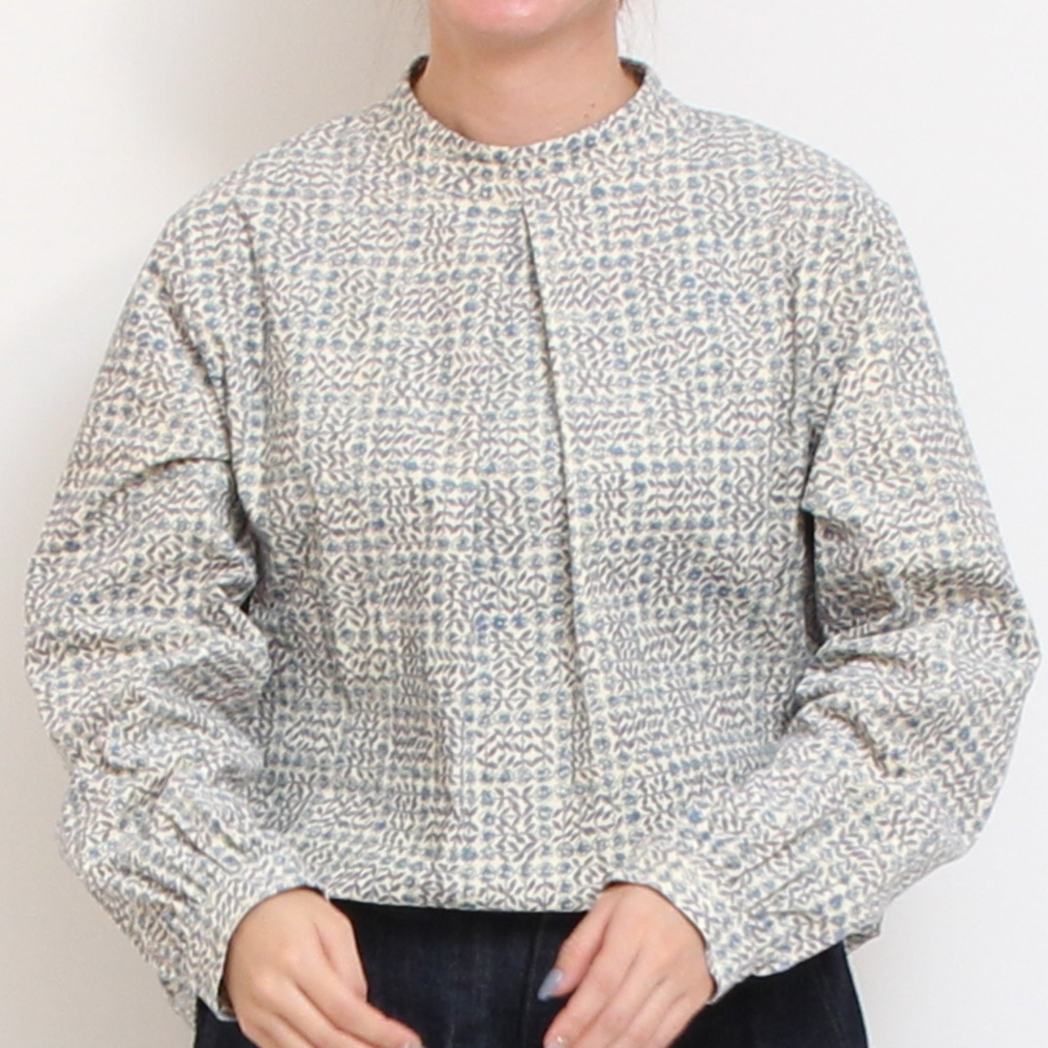 コーデュロイLIBERTYモックネックプルオーバー(2511)