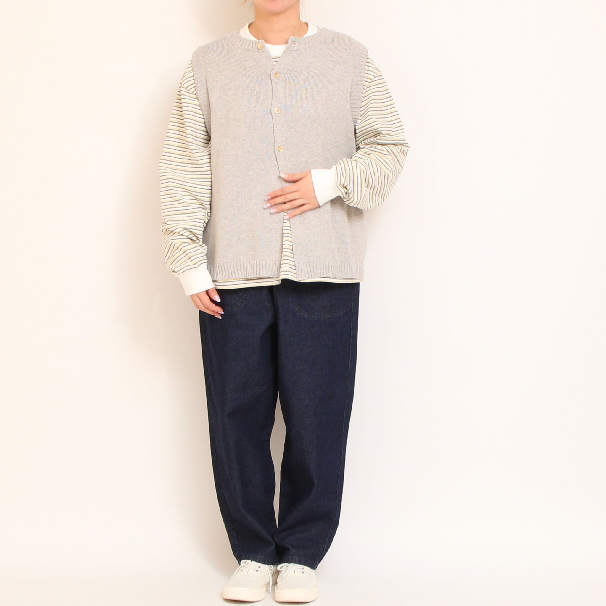 DANTON長袖Tシャツ(STRIPE)