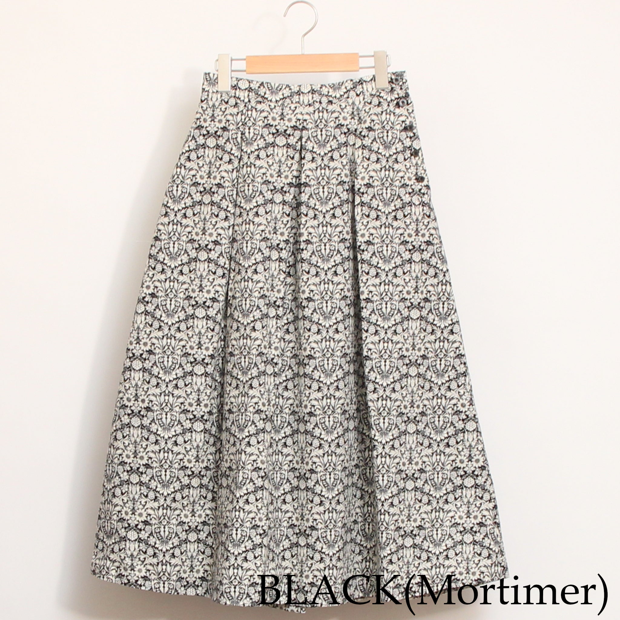 【NAVYラスト1点】 コーデュロイLIBERTYサイド釦スカート84cm(2511)