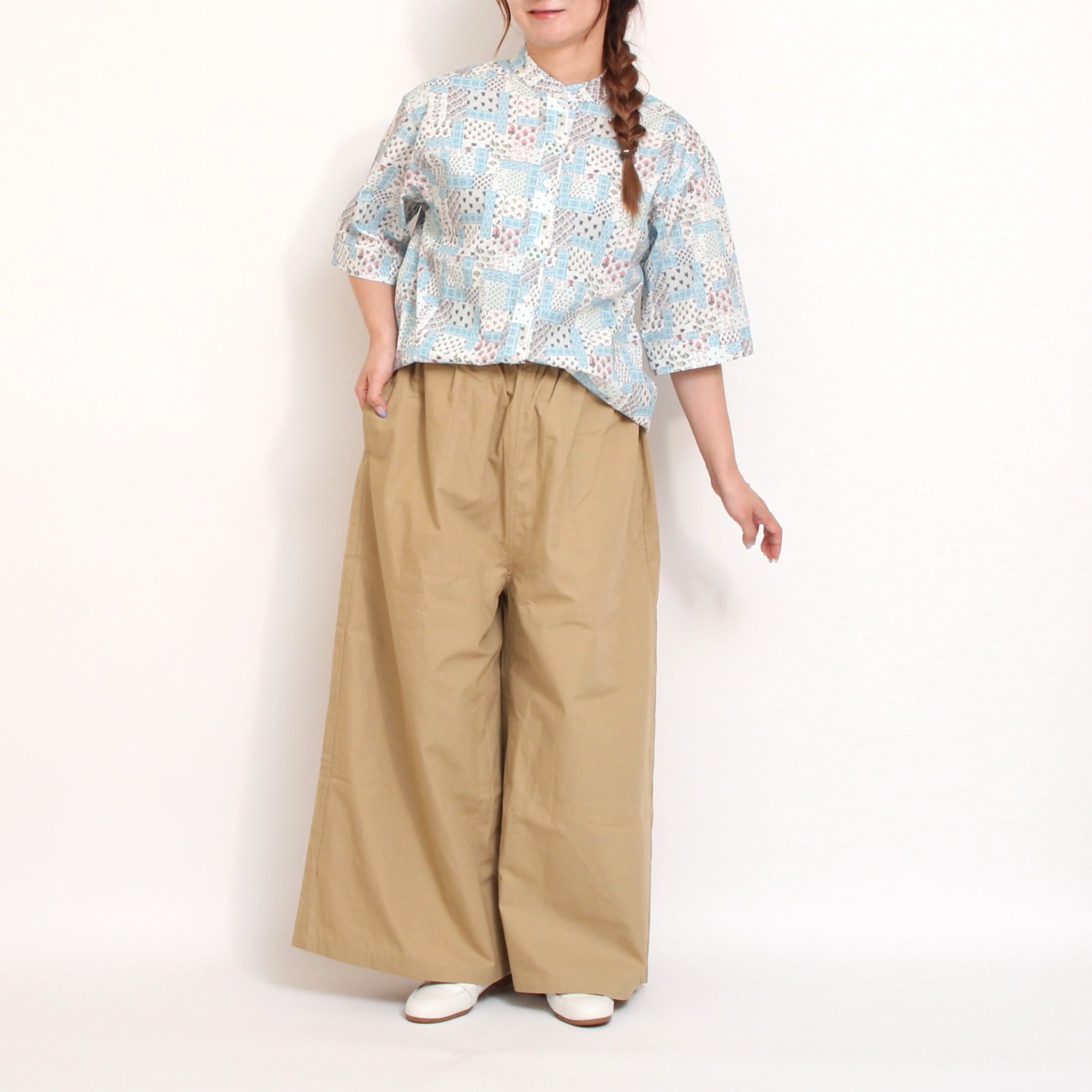 【20%OFF】ピカデリーポプリン バンドカラードロップシャツ2606