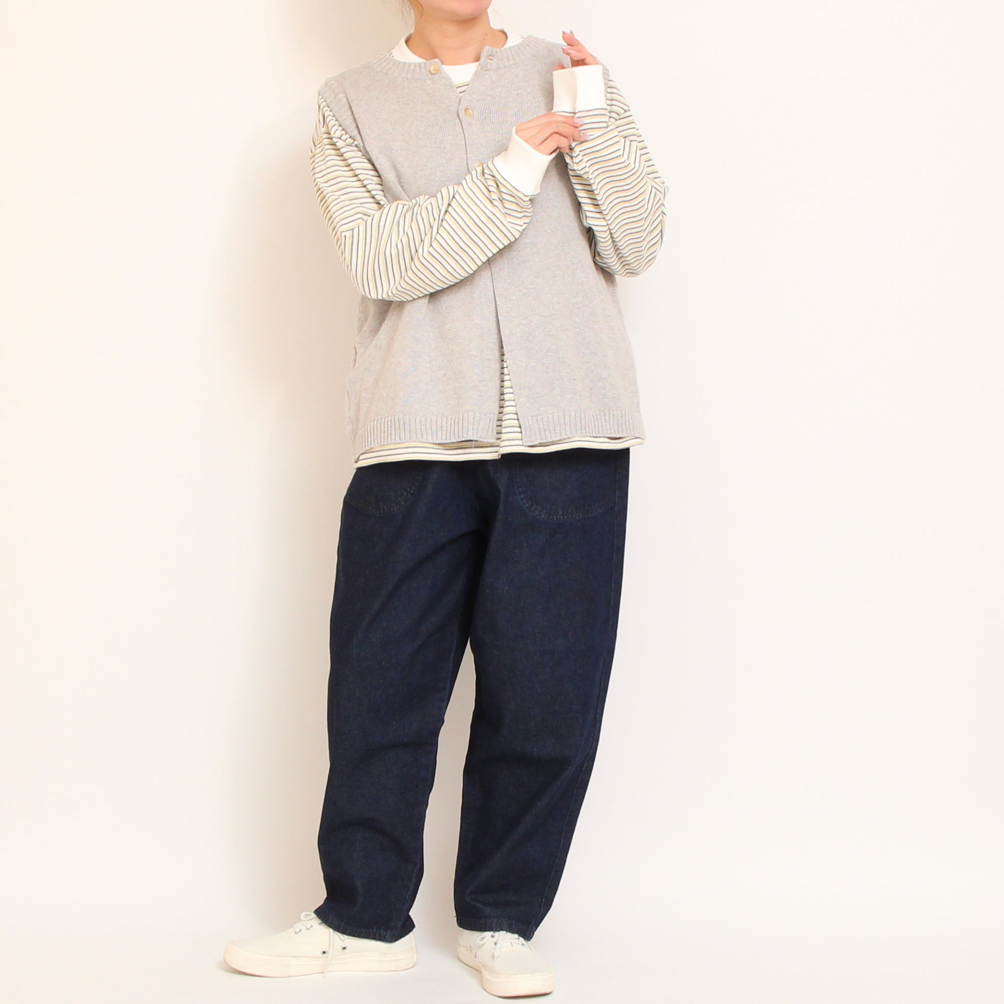 DANTON長袖Tシャツ(STRIPE)