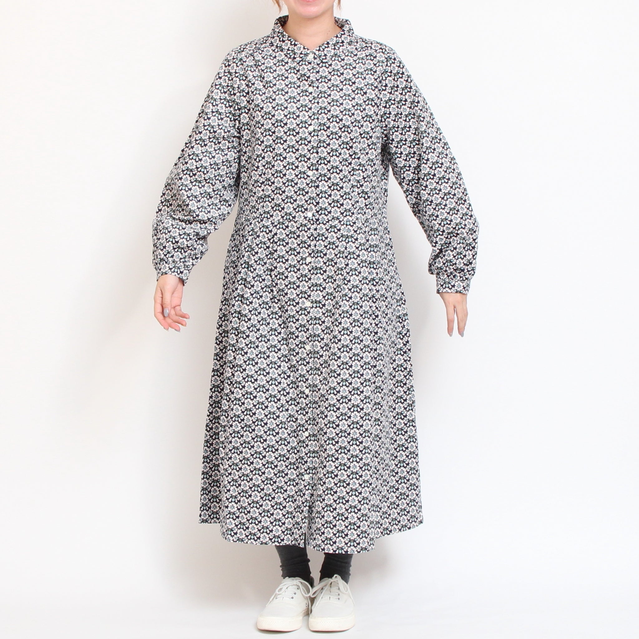 【BEIGEラスト】コーデュロイLIBERTYクラシカルワンピース(2511)