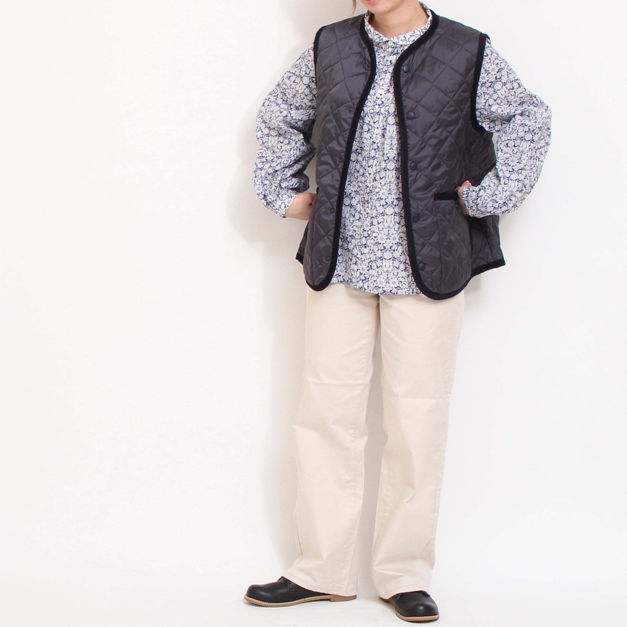 INDIMARKアウトポケットストレートパンツ(BEIGE)