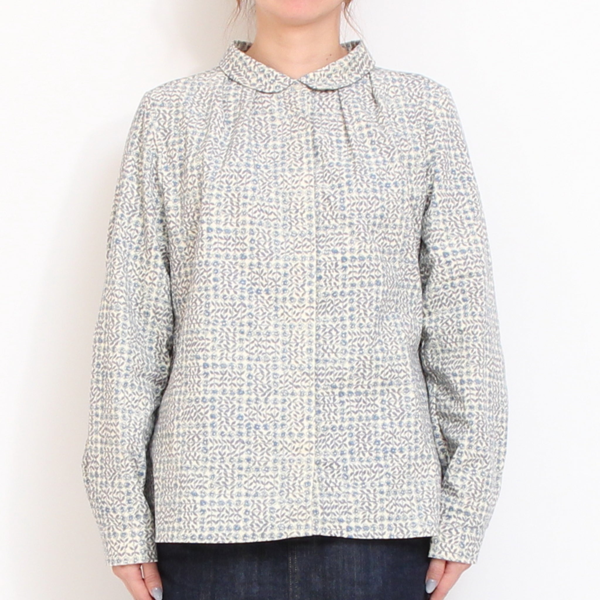 コーデュロイLIBERTY比翼タックシャツ(2511)