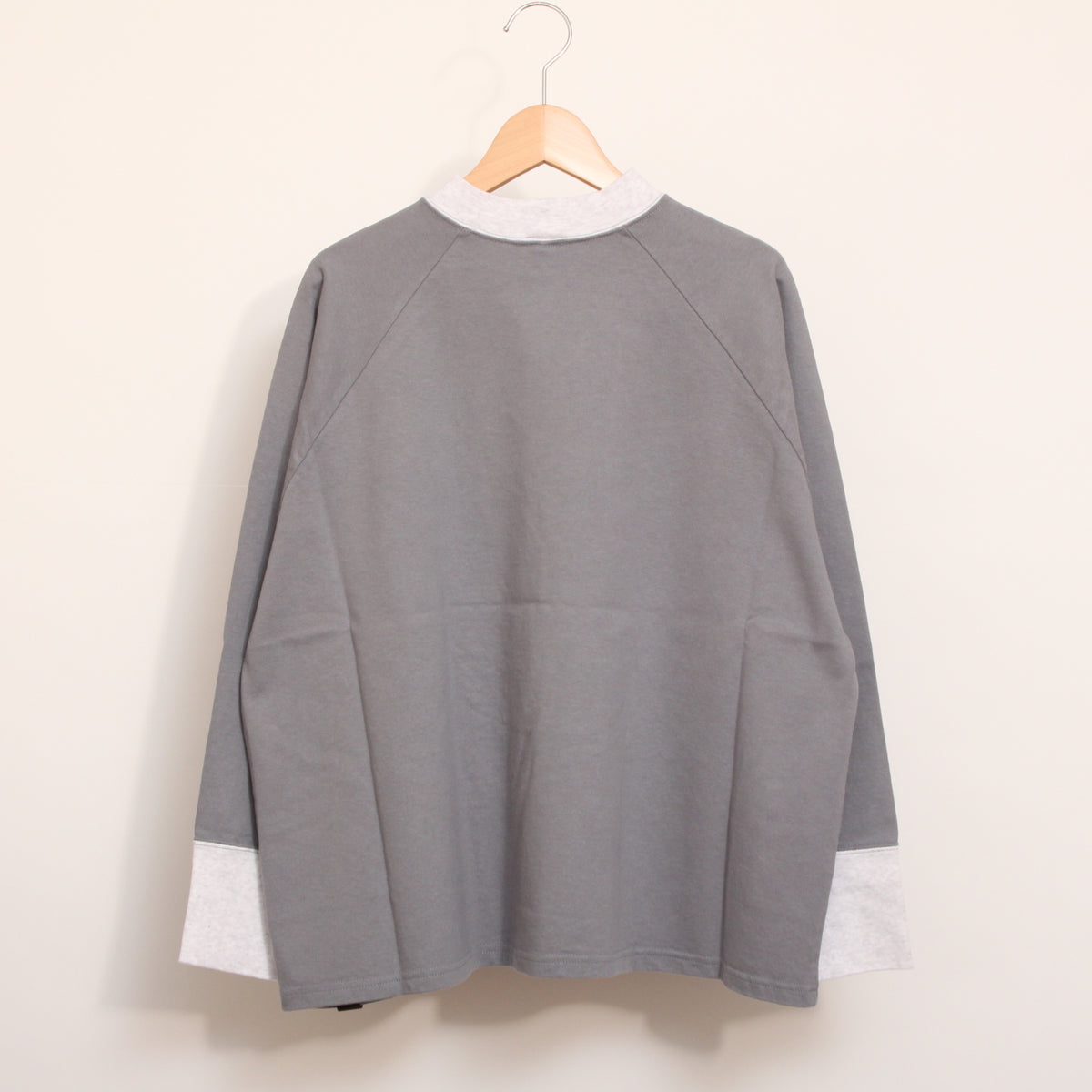 D.M.GバイカラーラグランロングTシャツ