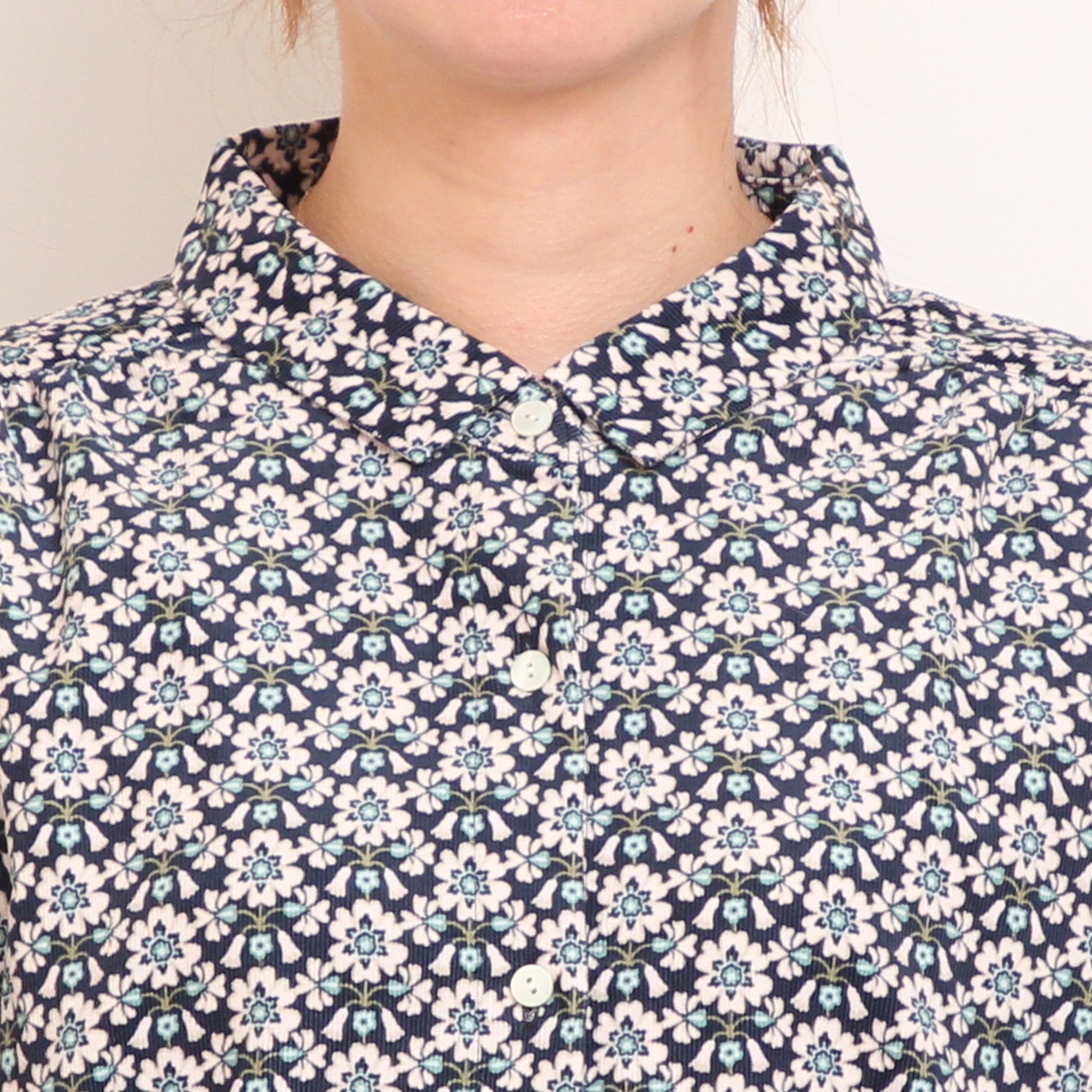 【BEIGEラスト】コーデュロイLIBERTYクラシカルワンピース(2511)