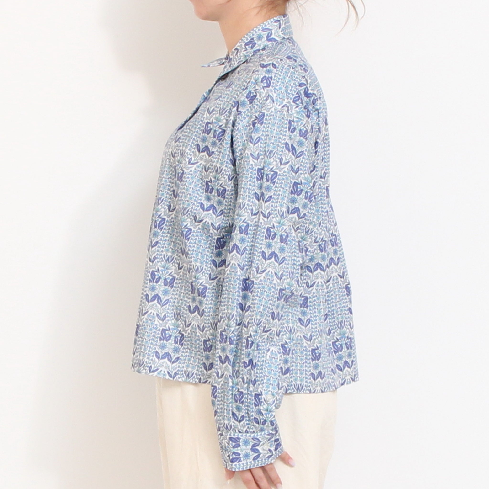 【20%OFF】【WHITEのみ ラスト１点】【本店限定商品】LIBERTYコンパクトボックスシャツ
