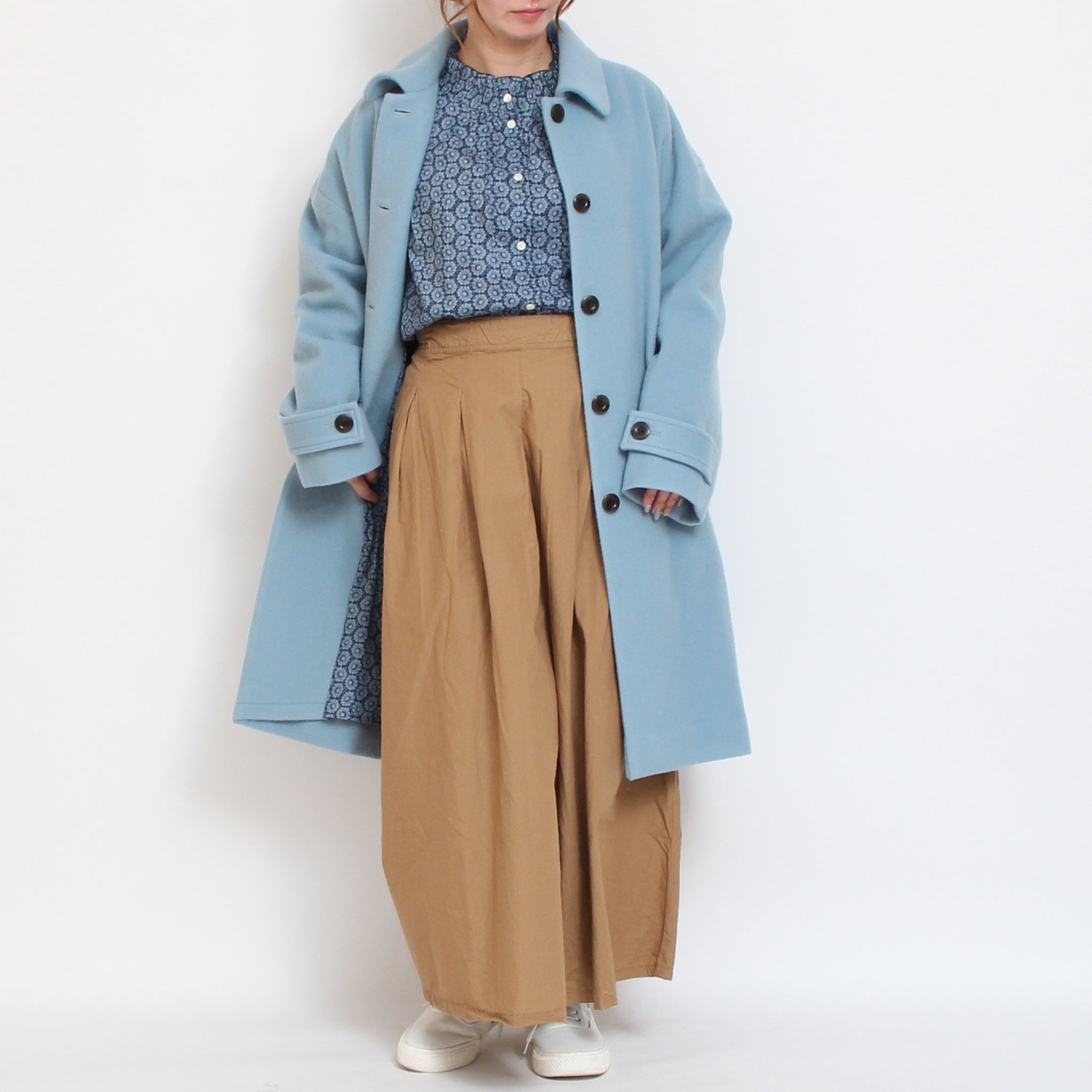 【再値下げ・30%OFF】【CAMELのみ ラスト1点】裏リバティステンカラーコート(2511)