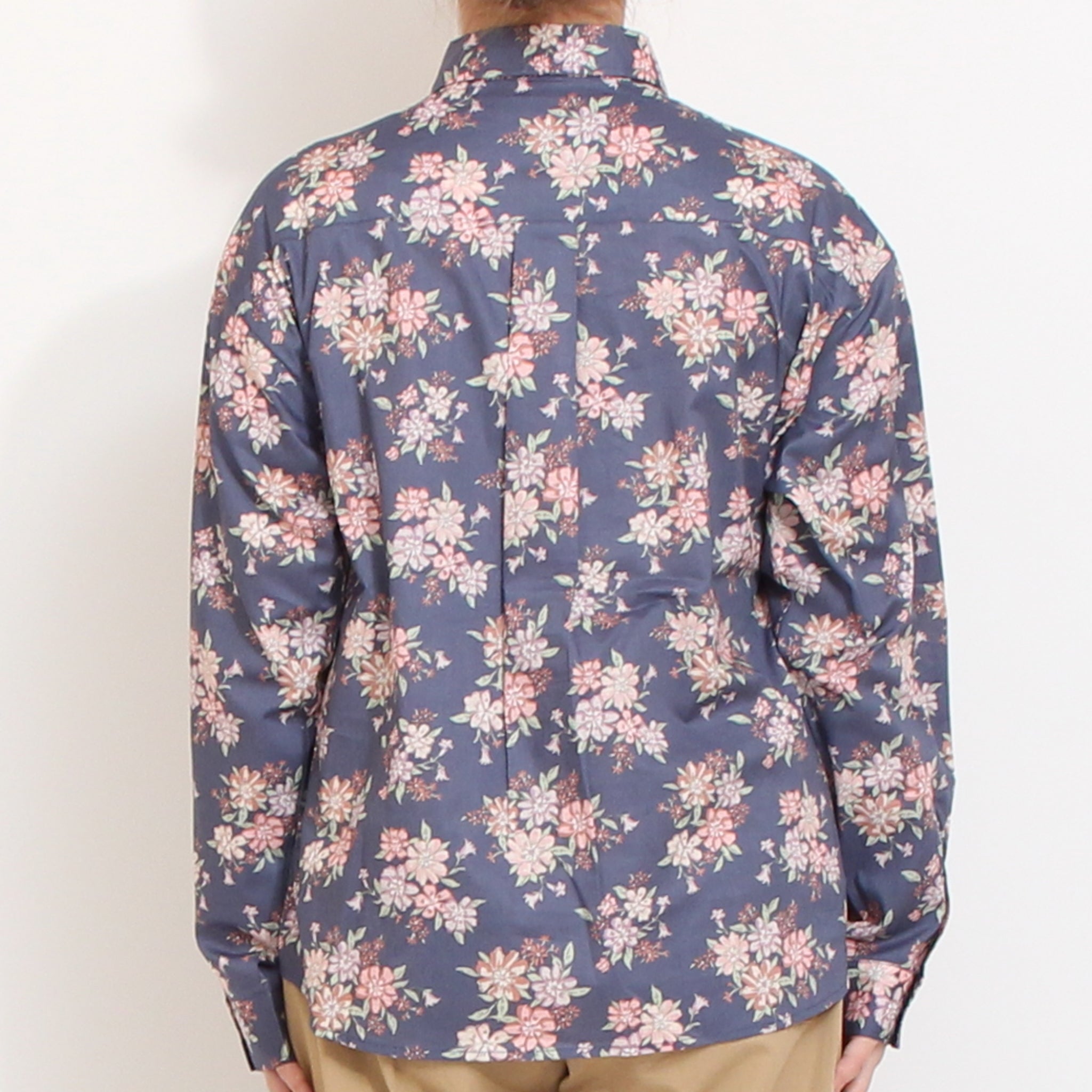 【20%OFF】【BLUE・SAXラスト1点ずつ】LIBERTYワイドレギュラーシャツ