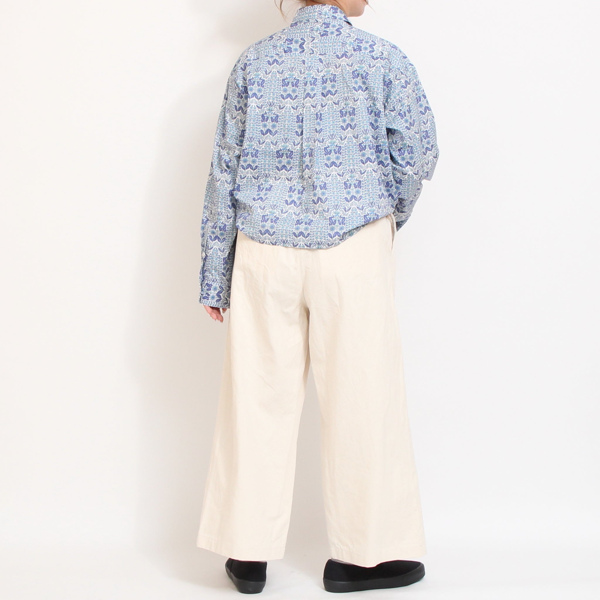 【20%OFF】【WHITEのみ ラスト１点】【本店限定商品】LIBERTYコンパクトボックスシャツ