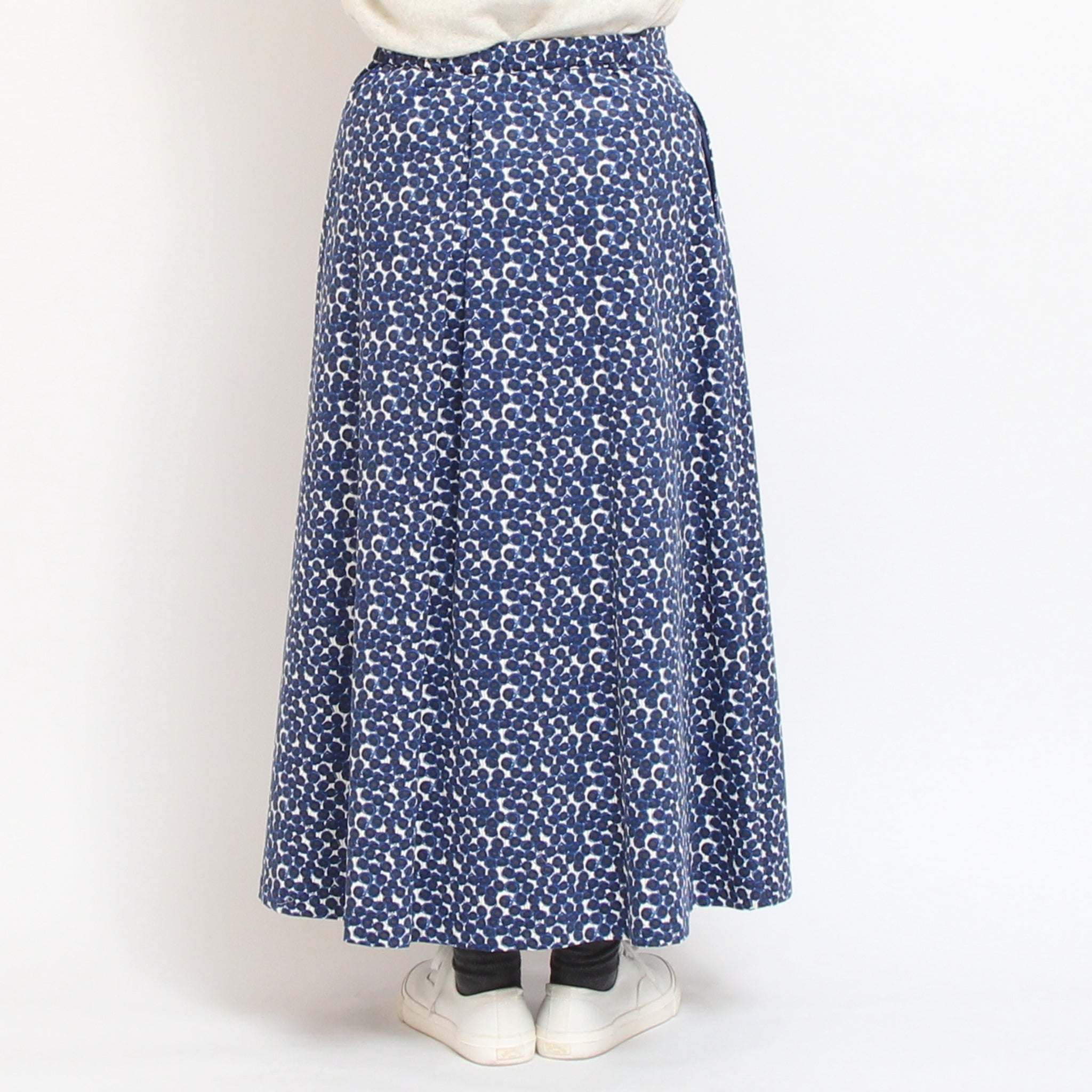 【NAVYラスト1点】 コーデュロイLIBERTYサイド釦スカート84cm(2511)